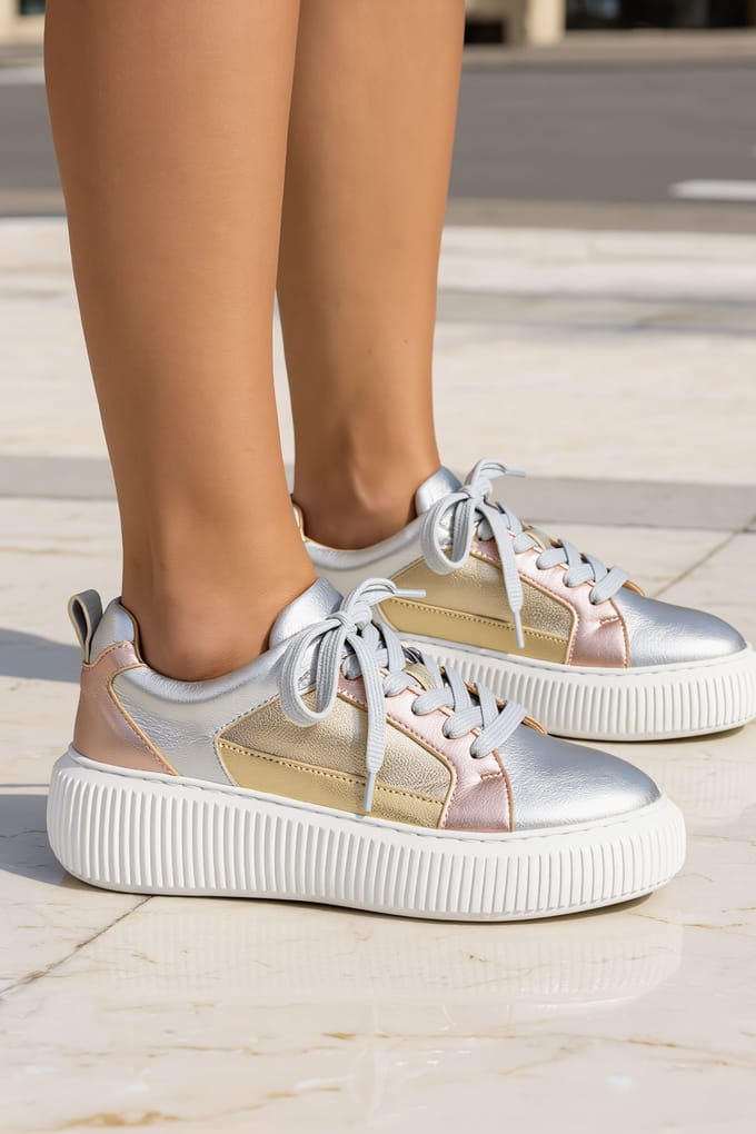 DWRS label Madison Silver / Champagne Größe: 42 | Trainers Outlet | Damen | Grau