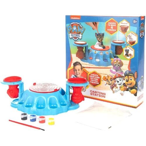 Spin Master Paw Patrol Casting Station - Blauw, 4 Figuren