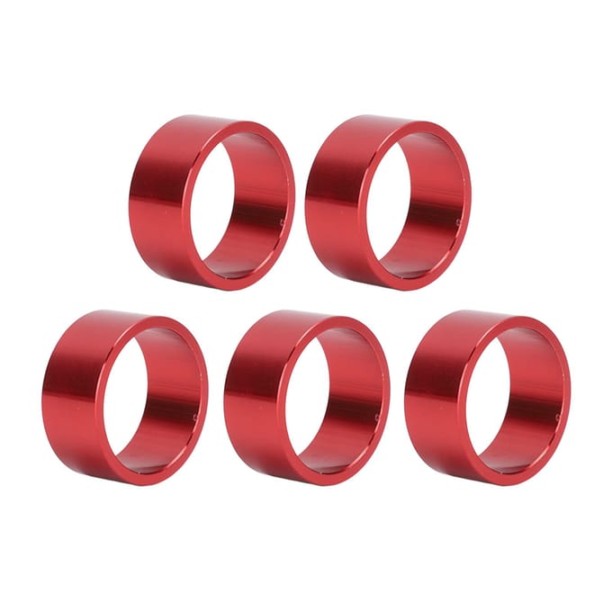5pcs Bicycle Headset Spacer Bike Handlebar Stem Spacers Threadless Aluminum Alloy Headset Stem