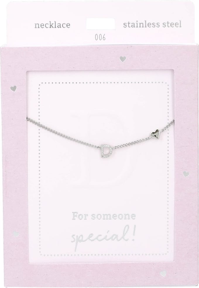 Depesche - Ketting "Heart of Gold" - mot. 006 - D - silver