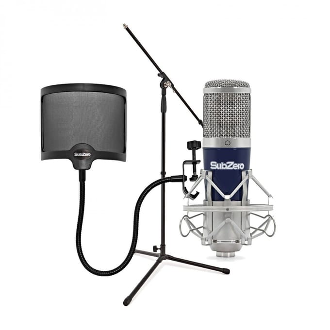 SubZero SZC-500-USB Condensatormicrofoon, Vocaal Pakket