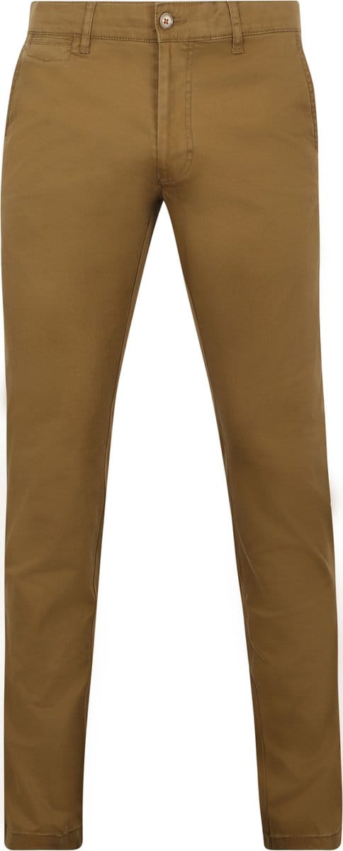 Suitable Chino broek Plato Khaki - Maat 46 - Heren - Mannen broeken