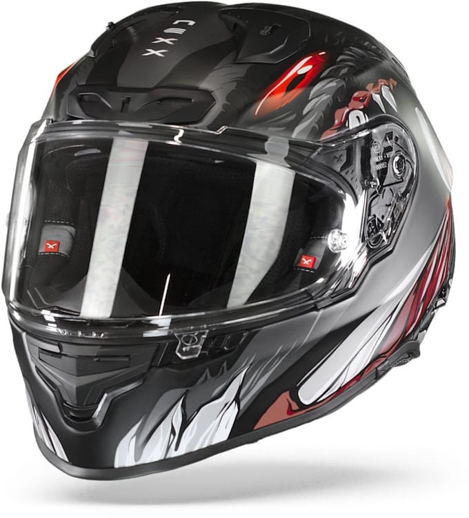 Nexx X.R3R Zorga Black Red Matt XS