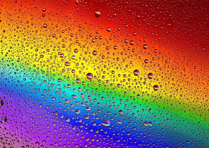 Enjoy Puzzle legpuzzel Rainbow Drops - 1000 stukjes kleurrijk plezier.