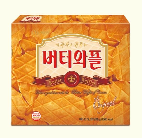 Gaufres au beurre CROWN 316g (2 possibilités) 1PCS beige
