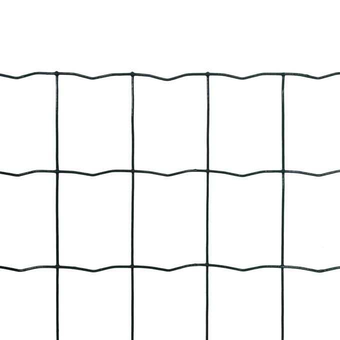 vidaXL - Euro - hek - 25x1,0 - m - staal - groen