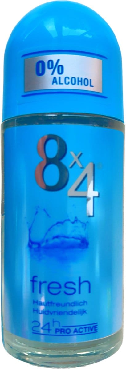 8x4 Fresh 50ml Deodorant Roller