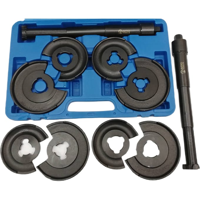 AMD Tools - McPherson Veerspanner - Mercedes - Inclusief Telescoopcompressor - 2500 kg