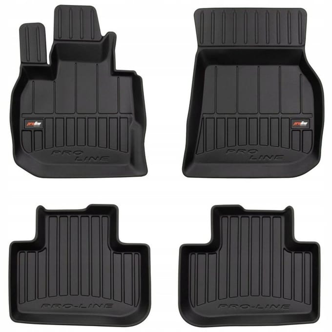 FROGUM 3D - Automatten Set - Perfecte Pasvorm - Geurloos TPE - 6 cm Opstaande Rand