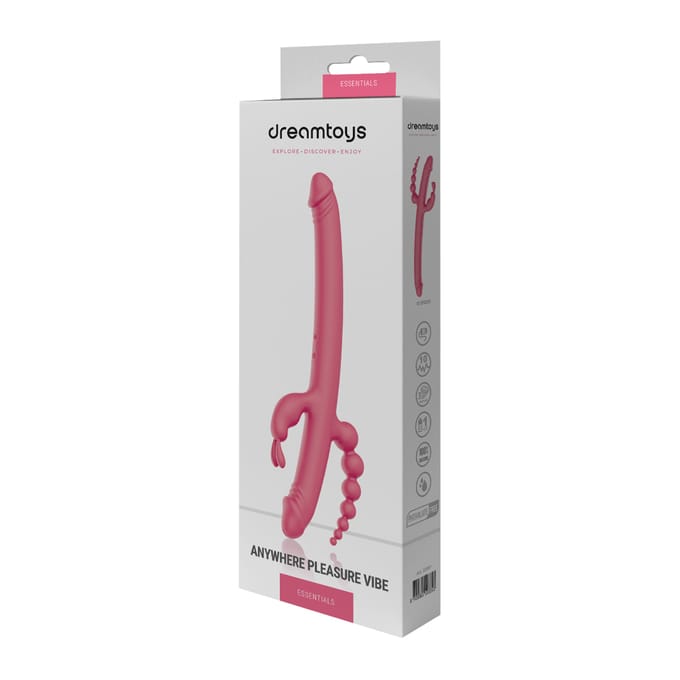 Dreamtoys Sexy Essentials Anywhere Pleasure vibrator - Roze - 4 cm