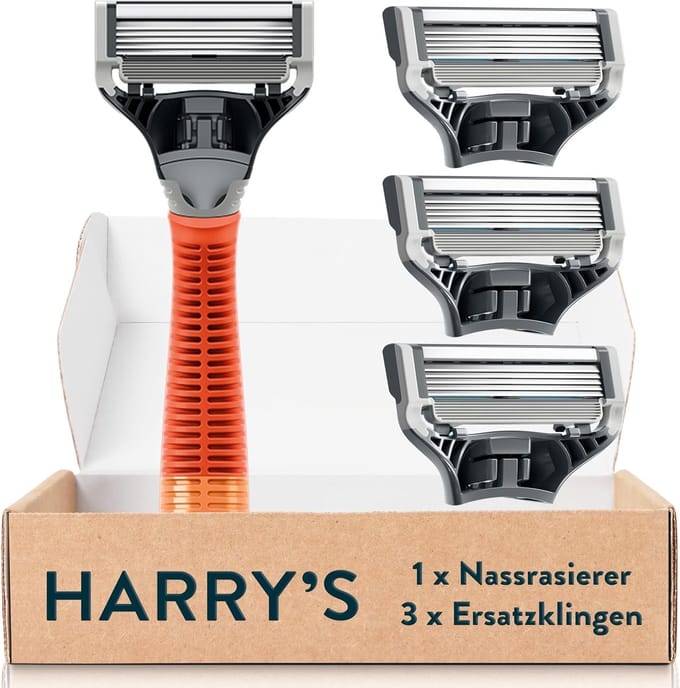 Scheerapparaat voor mannen met 3 reservescheermesjes – Comfortabele en grondige scheerbeurt