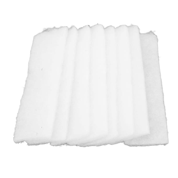 8 STUKS Vervangingsfilter voor 6 Quart Friteuse met ClearCook OdorErase white