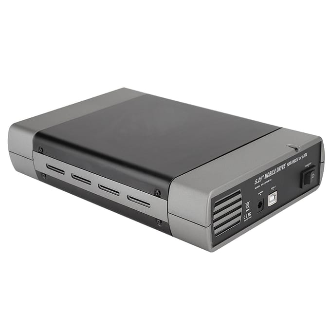 5.25in Optische Drive Behuizing Extern USB2.0 SATA Interface Computeraccessoires US Plug gray
