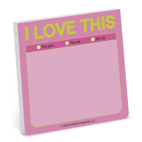 Knock Knock I Love This Sticky Note (Pastel) - Knock Knock