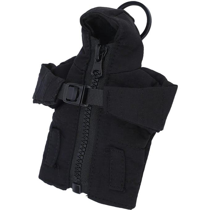 Donsjas Sleutelhanger Cool   Jas Sleutelhanger met   Uniek Grappig   Innovatief Multifunctioneel Zwart black