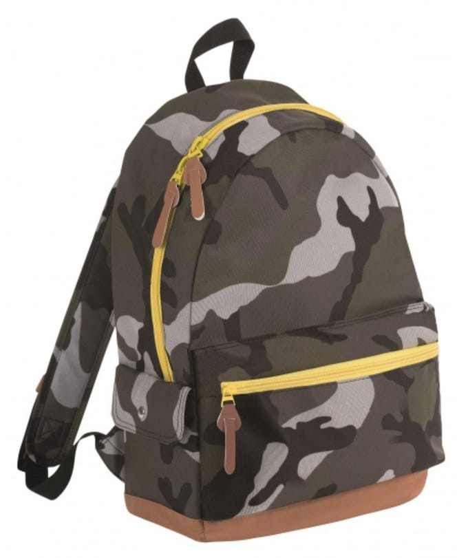 Bellatio Junior Camouflage Rugzak - Kinderen - Groen