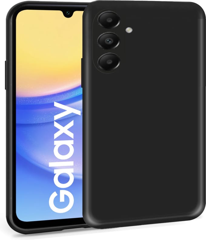 Hoesje geschikt voor Samsung Galaxy A05s - Liquid Back Case Cover Zwart