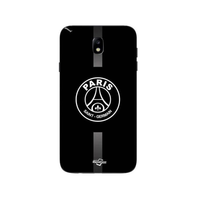 Coque - PSG - Samsung Galaxy J7 2018 - Logo Jordan - Souple - Gris gris