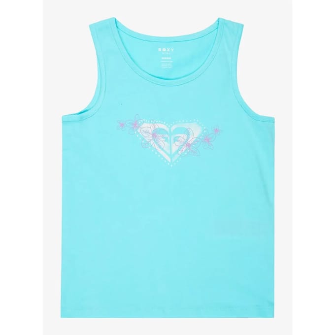 Roxy Miaregular Mouwloos T-shirt Blauw 14 Years Meisje