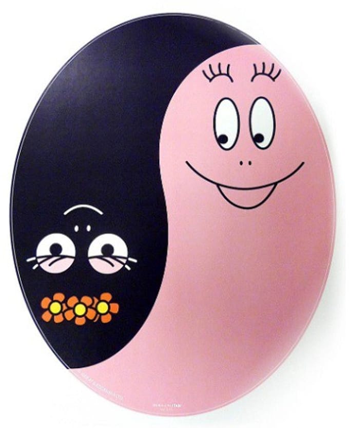 Barbapapa - WC bril / Cover Sticker XL -32x40cm