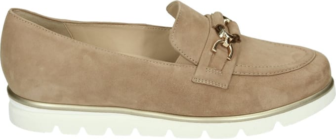 Hassia - 301552 - Instappers - Kleur: Wit/beige - Maat: 42