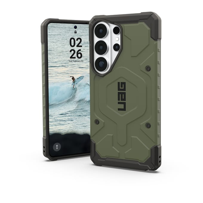 Uag Pathfinder Magnétique - Coque avec Module Magnétique Intégré pour Samsung Galaxy S26 Ultra (olive)