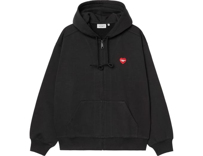 Carhartt Wip Heart Ii Hartt Jas Met Capuchon Zwart