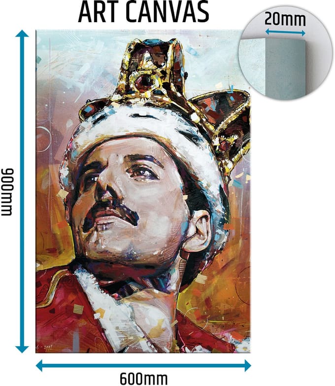 Freddie Mercury 01 canvas 60x90 cm
