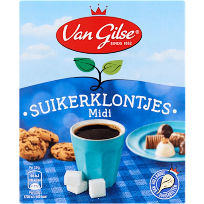 van Gilse Suikerklontjes Midi - 1 pak 750 gram