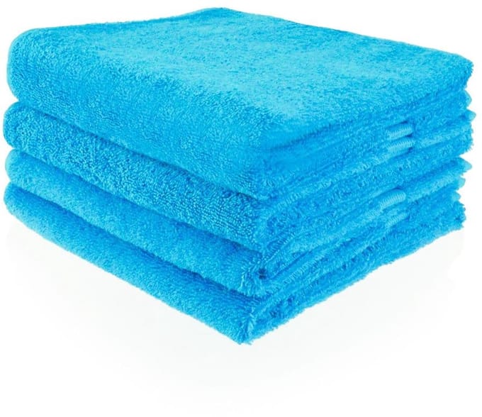 Douchelaken Turquoise 70x140cm (LET OP: bestellen per stuk)