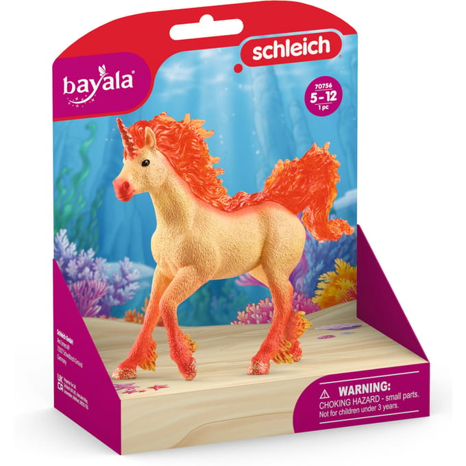 schleich BAYALA - Elementa Vuur Eenhoorn Hengst - Unicorn speelgoed - 70756