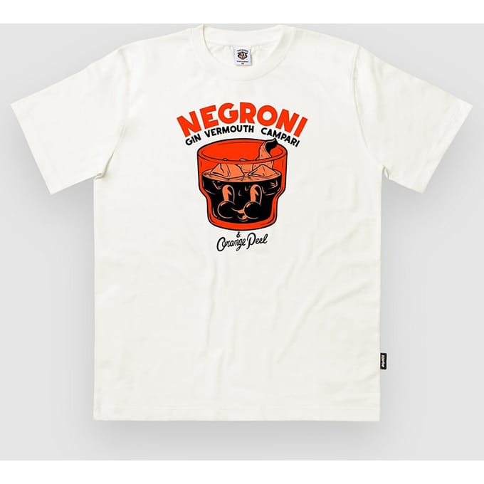 The Dudes Negroni Classic Standard T-Shirt wit