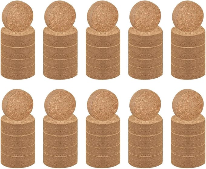 Potgrond Blokjes - Kokosvezel Starter - Planten Kweken - Gecomprimeerd Formaat - 30mm - Bruin