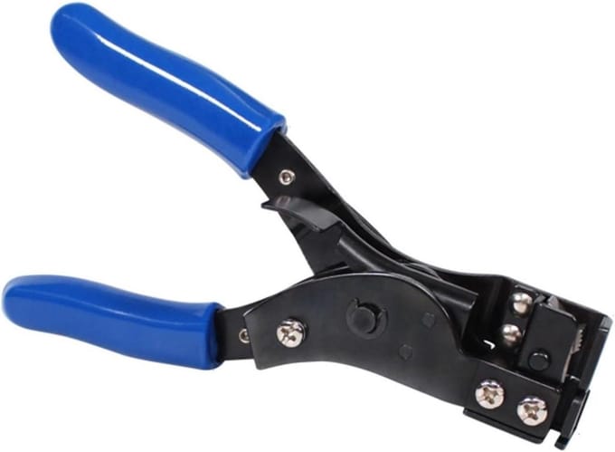 Kabelbindertang - Installatietang - Kabelbeheer - Multifunctioneel design - 2.4-12 mm - Zwart Blauw