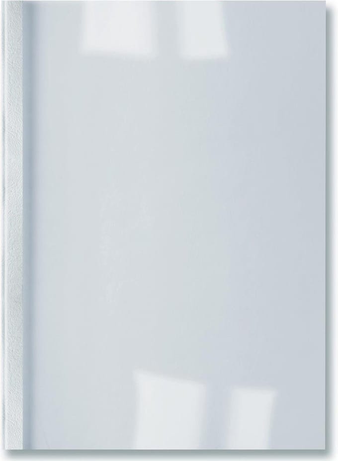 GBC IB451706 binding cover A4 PVC Transparant, Wit 100 stuk(s)