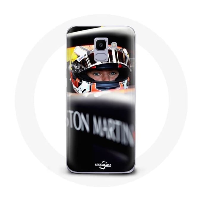 Coque pour Samsung Galaxy A8 2018 Formule 1 Max Verstappen Pilote automobile