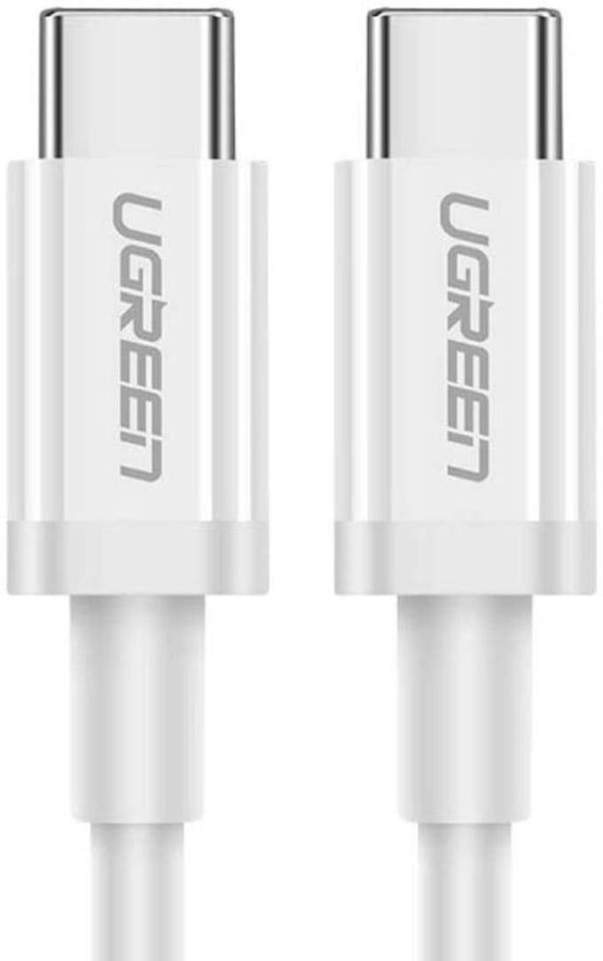 UGREEN USB 2.0 Type C M-M kabel wit, 1,5 m, compatibel met iPhone 17/16/15, Google Pixel 4, Samsung Galaxy S20, Huawei P30 enz.