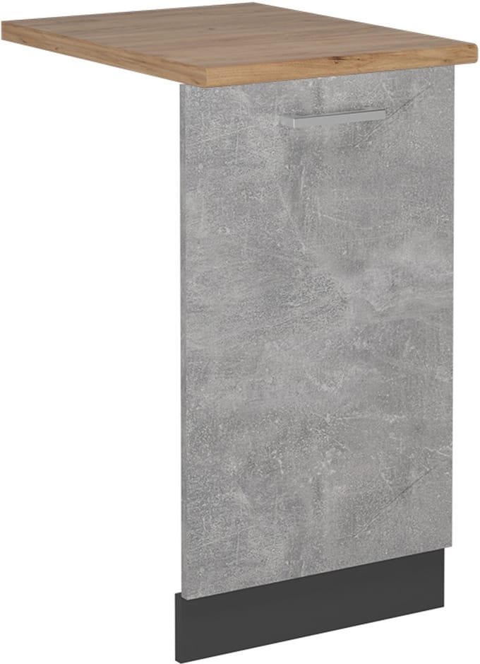 Vicco R-Line Vaatwasserfrontpaneel – 45 cm, WB Eik Beton
