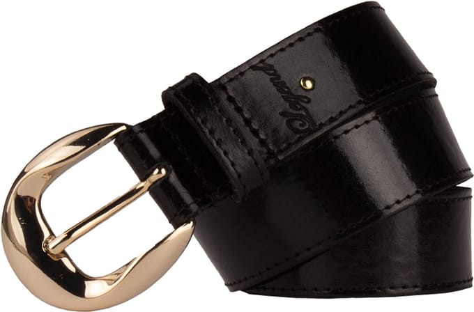 Legend Dames - Leren riem - Zwart - 80cm