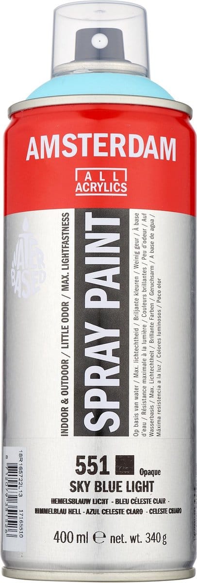 Spraypaint - 551 Hemelsblauw Licht - Amsterdam - 400 ml