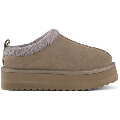 Pantoffels Colors of California Eggy platform bold stitching