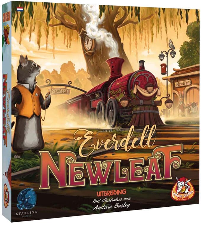 White Goblin Games Everdell Newleaf - Uitbreiding met treinstation en nieuwe beesten