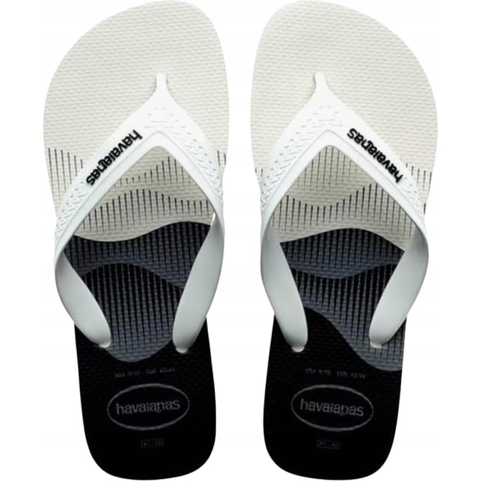 Havaianas top max basic witte slippers comfortabele teenslippers voor op het strand 47/48 gray