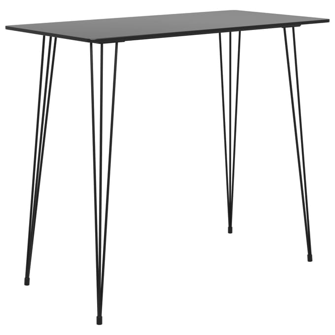 vidaXL - Bartafel - 120x60x105 - cm - zwart