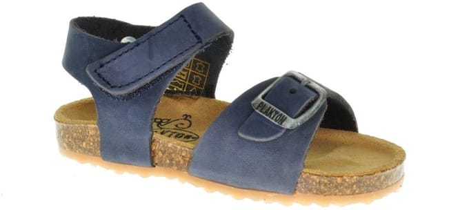 Plakton Nubuck Leder Kindersandaal Gesp Velcro maat 19