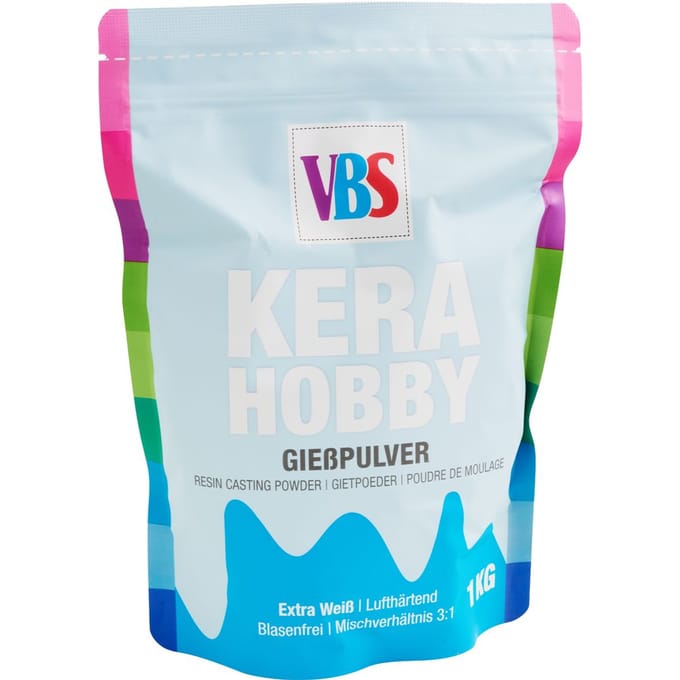 VBS Gietpoeder "KeraHobby", Wit - 1 kg