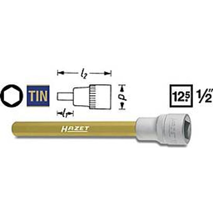 Hazet - Bitdop inbus lang 1/2 " 5 mm