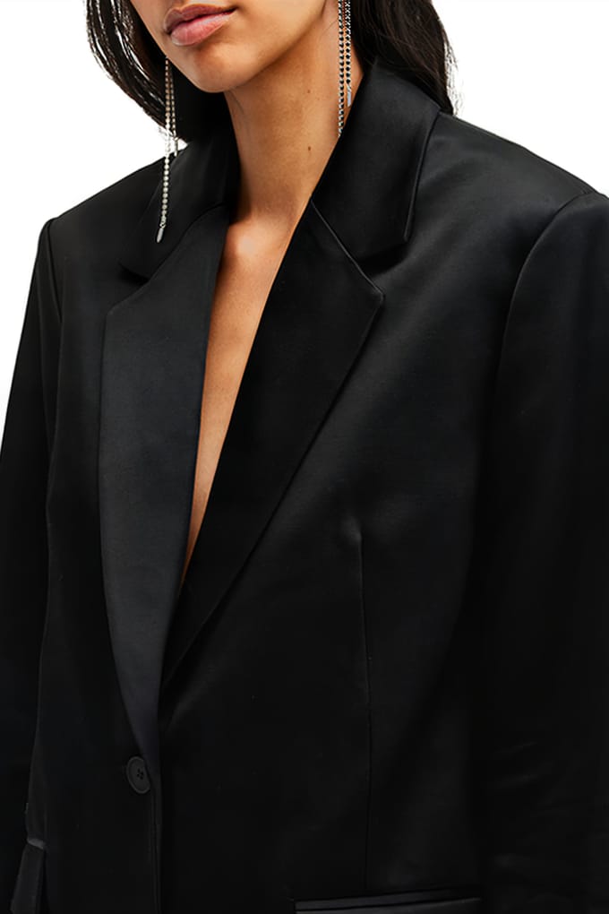 AllSaints Sae Blazer Black Taglia: 4 | Blazers Outlet | Donna | Nero