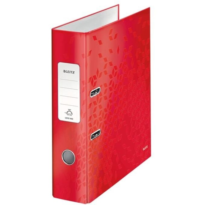Leitz Ordner DIN A4 Rugbreedte: 80 mm Rood 2 beugels 10050026
