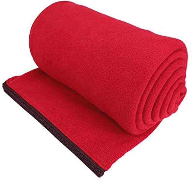 Microfiber Fleece Slaapzak Liner met Ritssluiting en Draagtas - Ideaal voor Kamperen en Backpacken